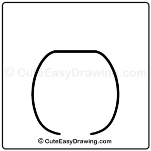 How to Draw a Pineapple - Step 2