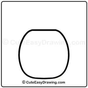 How to Draw a Pineapple - Step 3