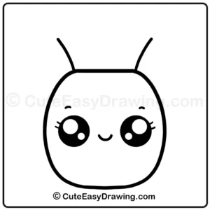 How to Draw a Pineapple - Step 6