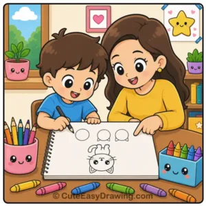how to teach kids to draw
