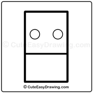 How to Draw a Cartoon Refrigerator in 7 Fun Steps 4 how to draw a cartoon refrigerator - step 2