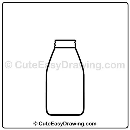 cute bubble tea drawing - step 1