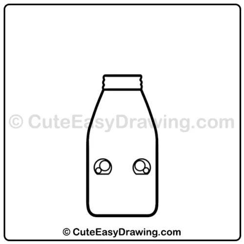 cute bubble tea drawing - step 3