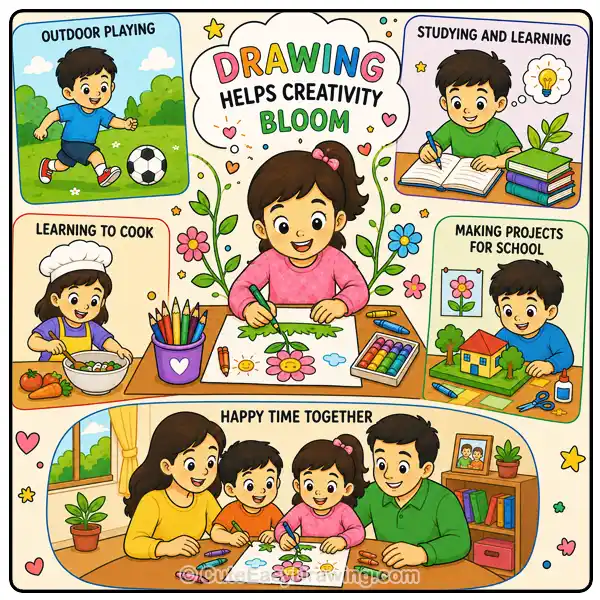 Why Every Child Should Learn to Draw: Benefits for Growth and Creativity 10 drawing helps creativity bloom