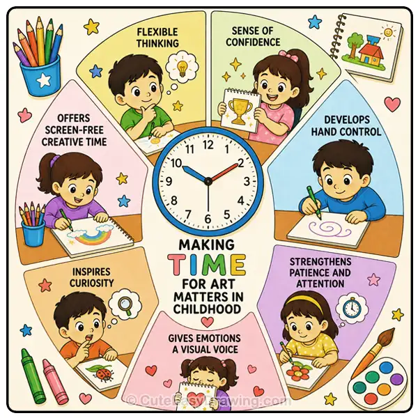 Why Every Child Should Learn to Draw: Benefits for Growth and Creativity 6 making time for art matters in childhood