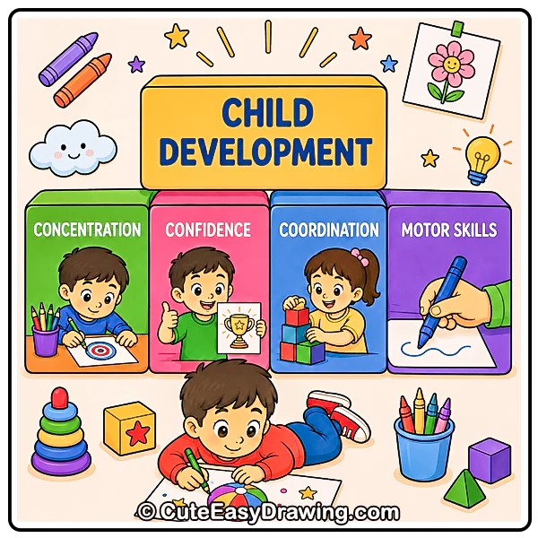 How Drawing Improves Fine Motor Skills and Hand-Eye Coordination 1 drawing improves fine motor skills - child development