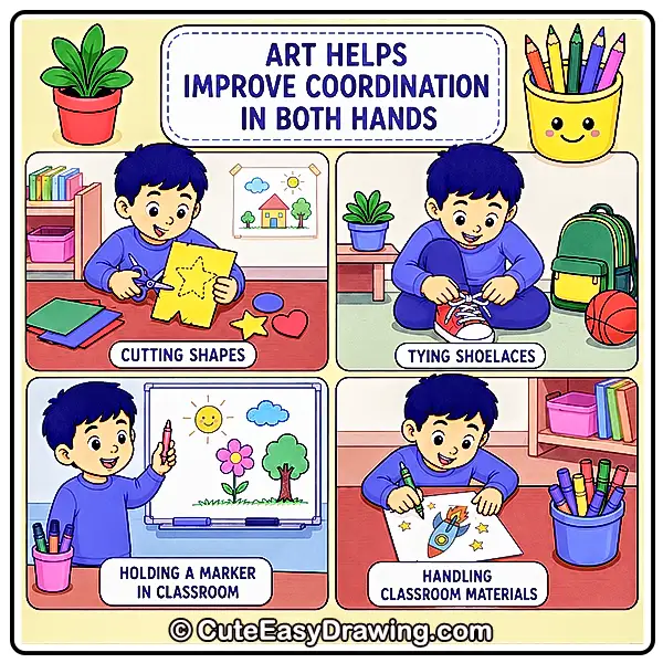 How Drawing Improves Fine Motor Skills and Hand-Eye Coordination 9 art helps improve coordination in both hands