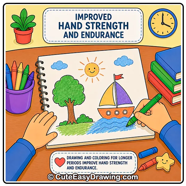How Drawing Improves Fine Motor Skills and Hand-Eye Coordination 8 drawing and coloring improve hand strength and endurance