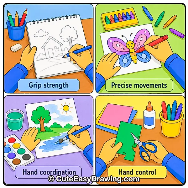 How Drawing Improves Fine Motor Skills and Hand-Eye Coordination 13 drawing develops kids in an enjoyable way