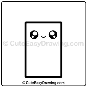 draw a cute watermelon juice box - step 4