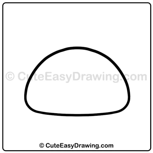 draw a cute taco - step 1