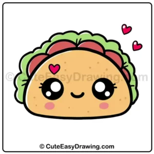 draw a cute taco - final