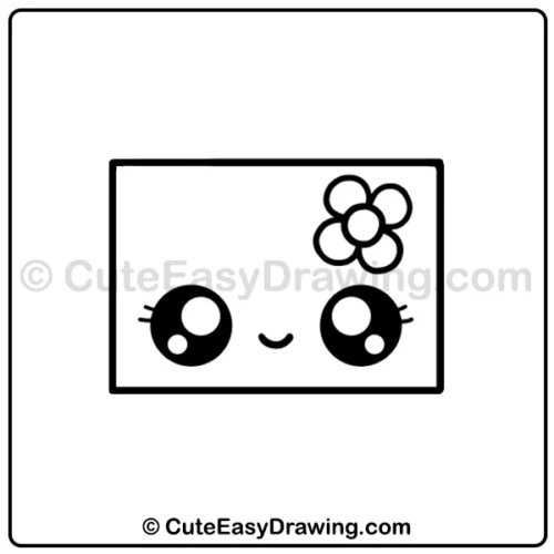 Cute Love Letter Drawing Made Easy for Kids in 7 Fun Steps 7 cute love letter drawing - step 5