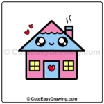 A Fun Guide to Draw a Cute House in 8 Easy Steps draw a cute house