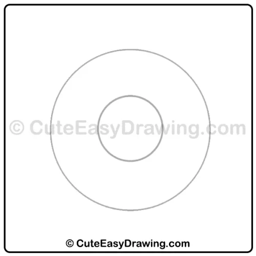 6 Jolly Steps to Draw a Cute Christmas Wreath Kids Will Love 3 cute Christmas wreath drawing - step 1