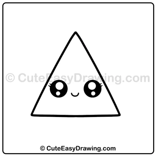 Christmas tree drawing for kids - step 3