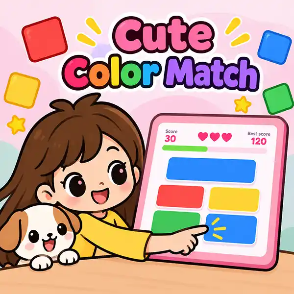 Cute Color Match – Fun Color Game for Kids 1 Cute Color Match