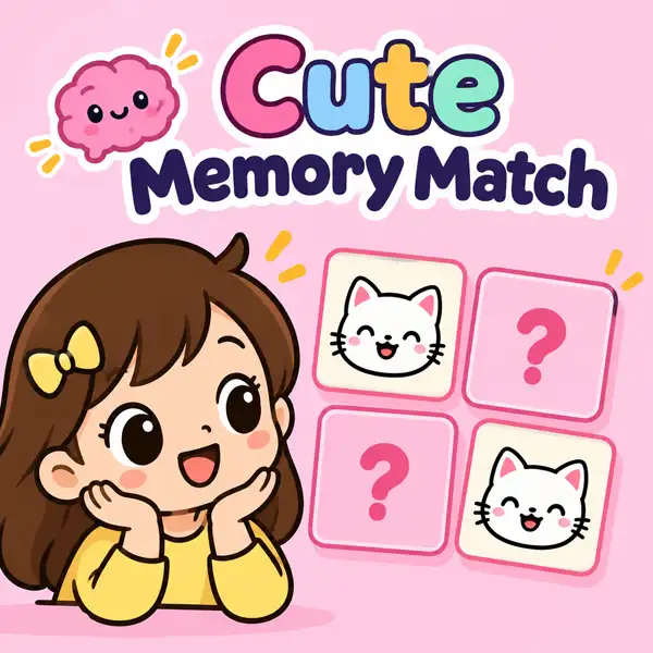 Play Cute Memory Match 🧠 1 Play Cute Memory Match