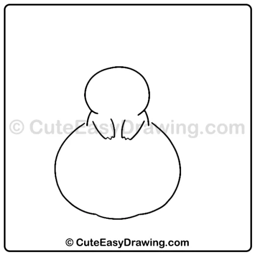 8 Easy Ideas for Pikachu Halloween Pumpkin Drawing Kids Can Follow 5 Pikachu Halloween pumpkin drawing - step 3