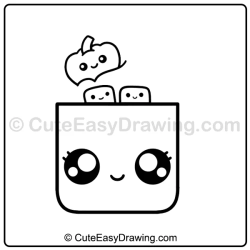 cute Halloween hot chocolate mug - step 5